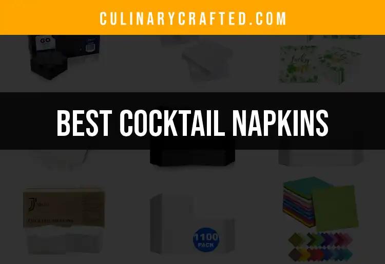 10 Essential Cocktail Napkins to Elevate Your Entertaining