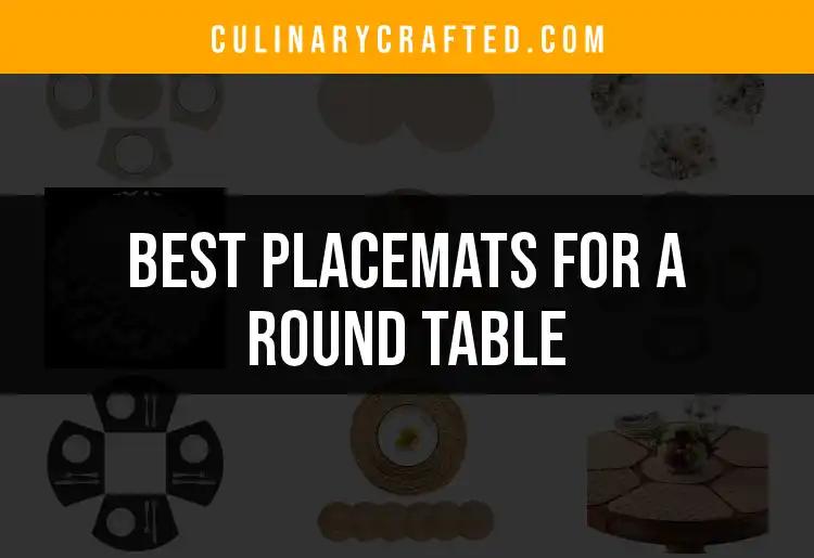 10 Stunning Placemats for a Round Table Dining Experience