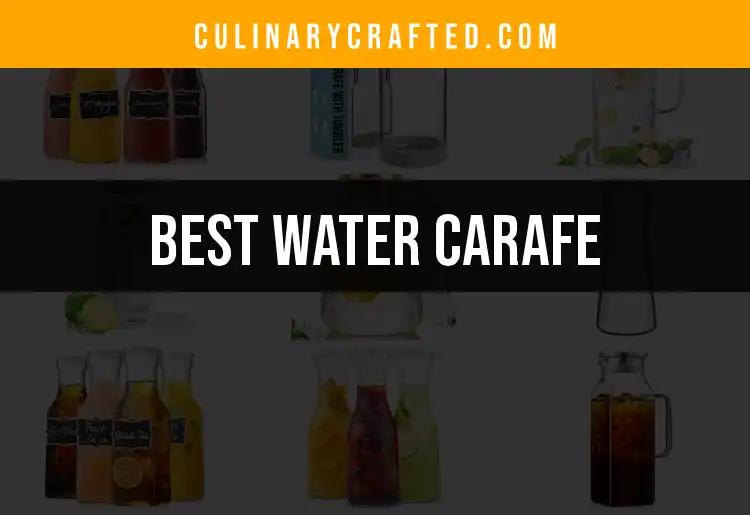 13 Stunning Water Carafes to Elevate Your Dining Experience