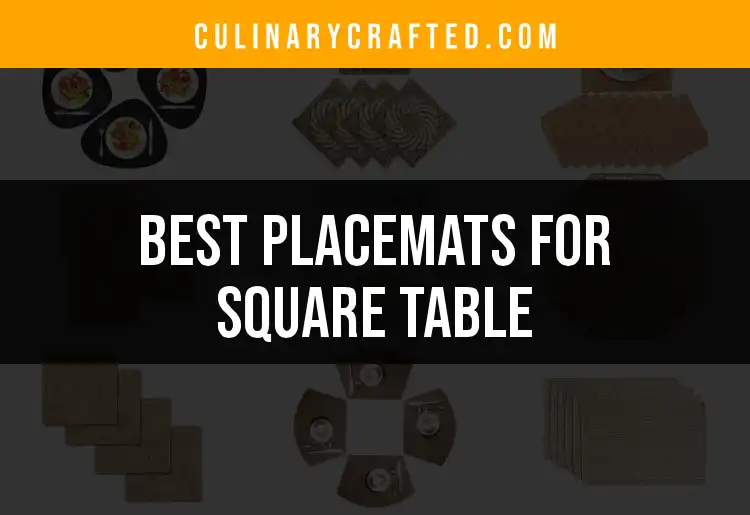 13 Stunning Placemats for Your Square Table